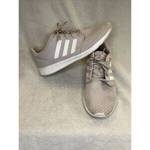 Womens Adidas Cloudfoam QT Racer Pink Athletic Running Shoes Size 10 B43758